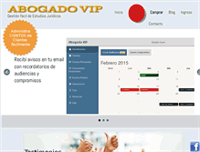 Tablet Screenshot of abogadovip.com